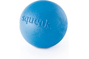 Planet Dog Orbee-Tuff Squeak - Quietsch-Ball für Hunde - Spielzeug zum Apportieren - Blau