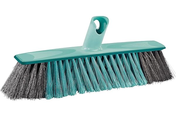 Leifheit Tête Balai multifonction Xtra Clean 30 cm, Tête de balai dotée de la technologie Click-System s’adaptant à tous les manches Leifheit, brosse en fibres synthétiques
