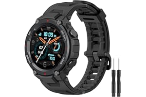 Hatolove Pasek kompatybilny z Amazfit T-Rex/T-Rex Pro Smartwatch, miękka silikonowa wymienna bransoletka sportowa z narzędziami do Amazfit T-Rex/Amazfit T-Rex Pro