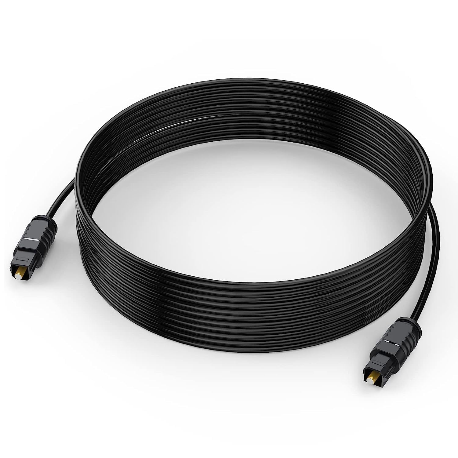 Tobo Optical Audio Cable, Fiber Optic Cable Ultra-Thin Cord, SPDIF Toslink Optical Cable Compatible with TV Sound Bar Home Theater PS4 Xbox Samsung Vizio Bose-TD-674OC (1.5-Meter Pack of1)