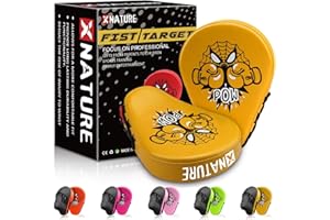 Xnature Kids Boxing Pads Focus Mitts with Gift Box, Great Punch Mitts for MMA, Muay Thai, Kickboxing, Martial Arts, Karate Training