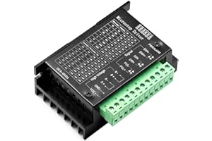 ARCELI TB6600 Controlador de motor paso a paso 32 Segmentos DC 9-40V 4.0A Adecuado 42, 57, 86 Tipo de motor paso a paso trifásico de 2 fases