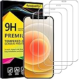 4youquality [4-Pack Screen Protector for iPhone 12 & iPhone 12 Pro (6.1-Inch), Tempered Glass Film, [LifetimeSupport][Anti-Sc