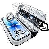ESR Pack 3 Screen Protector for iPhone 17/16 Pro, Classic | Easy installation, 2X shock protection, 9H tempered glass, full c