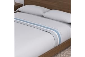 SOMNI HOME SomniHome Juegos de Sabana 90 x 190/200 cm Juegos de Sabanas Estampadas. Ropa de Cama Todo el Año. Encimera Bajera y Funda Almohada. Cama 90. Modelo Ada
