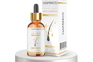 ‎HAMINOS Hair Growth Serum mit Rosmarin, Ginseng, Ingwer und Peptiden – Stimuliert und Stärkt das Haar – Gegen Haarausfall, Revitalisierend - EINZIGARTIGE FORMEL (50 ml)