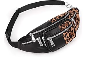 UTO Marsupio Donna Sportivi Marsupio per Uomo o Donna Borsa Cintura leggero nylon impermeabile e Grande Capacità con 3 tasche con zip per Running Corsa Ciclismo