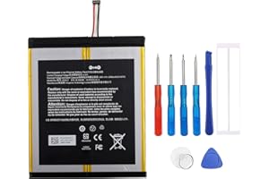 Swark 58-000280 Replacement Battery Compatible with HD10 9th Gen Tablet M2V3R5 2955C7 11CP3/55/127-2 with Tools