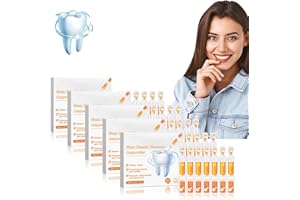 AEBDGDD Lot de 5 ampoules de sérum dentaire Dentizen Lovilds - Ampoules de traitement des gencives - Ampoules de sérum réparateur dentaire - Sérum blanchissant - Ampoule Teeth Whitening Sérum dentaire -