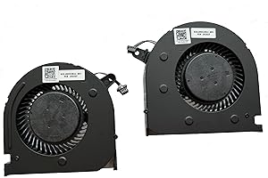 SYW·PCPARTS HK-Part Fan for Dell G5 15 5505 CPU & GPU Cooling Fan DP/N PC01D F3DF0