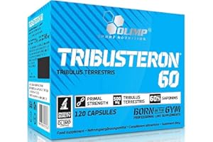 T-NUTRITION TRIBUSTERON60 - Tribulus Terrestris - Testosterone Booster for Men - Anabolic Pills for Muscle Mass Growth - Bodybuilding (120 Capsules)
