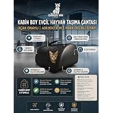 cemgizay Kedi Ve K&ouml;pek Taşıma &Ccedil;antası 10 Kg Nefes 40x30x23 Kabin Boy