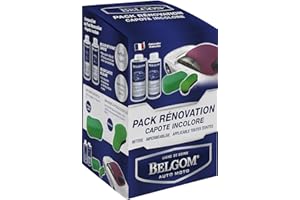 BELGOM – Pack Imperméabilisant capotes – Nettoyage et protection – 2×500 ml – Applicateur inclus