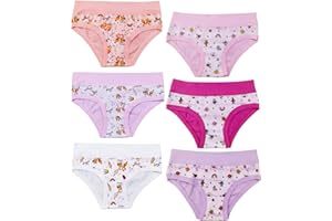 EMY Mutande Bambina Ragazza Anni Cotone 6 Pezzi