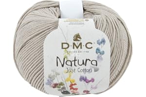 DMC - Natura - Pelote de fil à tricoter et à crocheter | 100% coton - Idéal pour déco et vêtements | 50 g- 155 m | 65 coloris