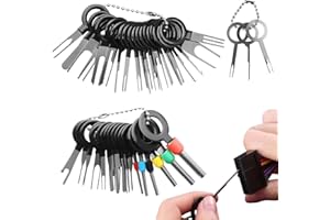 Nsiwem 39 piezas Herramientas de Eliminacion de Terminales Kit Extractor de Pin de Conector Crimpado Herramienta de Extracción de Terminal para Extraer Conectores de Crimpado