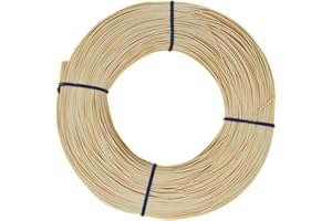 famos Peddigrohr Blauband Beste Qualität Flechtmaterial Peddig Natur Verschiedene Stärken ca. 500g (1,5 mm)