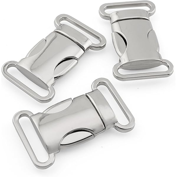 Ganzoo Alumaxx metalen kliksluiting 3/4 inch 20 mm, set van
