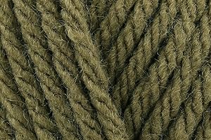 HADSON Sirdar Hayfield Bonus Chunky Crochet Yarn, 100% Acrylic Soft Knitting Wool for Sweaters, Cardigans, Jumpers, Ponchos and Capes - 100g Balls - Olive Green (634) - Pack of 5