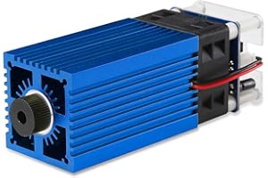 LASER TREE Module laser 450 nm 30 W, arbre laser 5 W puissance optique de sortie laser module de gravure laser réglable, tête laser bleue pour machine laser, bricolage, gravure laser, outils bois, papier, cuir