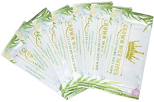 GADGETKING 100 x Individual Sachet Wet Wipes Camping Festivals Backpacking Loo Car Travel Indivdually Packed Small Package Packaged Water Pocket Medium to Large Size Body Cleansing Hiking, Pets, Hand Face Towel