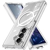 Coverzone Samsung Galaxy Z Fold 7 İle Uyumlu Kılıf Şeffaf, Wireless Magsafe ile uyumlu Silikon Kapak Samsung Galaxy Z Fold 7 