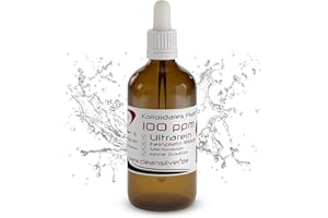 ‎CLEANSILVER CleanSilver - Kolloidales Platin 100ppm 100ml Pipette - Ultrarein: Sterilwasser und Feinplatin 99,99% - Made in Germany - Für bewusste Klarheit und edle Balance im Alltag