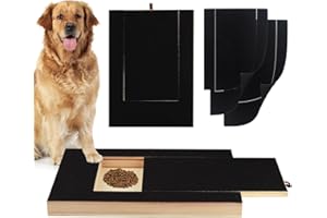 DASHUAIGE Kratzbrett für Hunde mit Leckerlibox 35x25x3cm, Scratch Pad für Nägel, Stressfreies Haustier Nagelfeilenbrett, Alternative Krallenschleifer für Hunde Nagelpflege