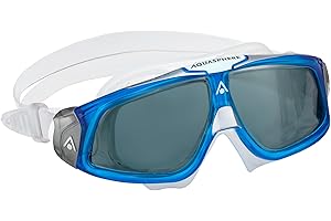 AQUA SPHERE Aquasphere Seal, Gafas de natación, piscina para hombres y mujeres con protección UV y junta de silicona, lentes antivaho y antifugas