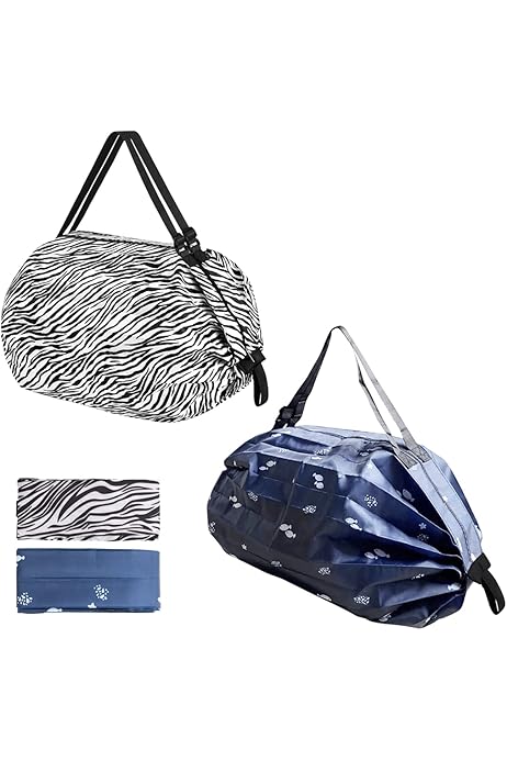 Borsa Pieghevole Nanobag - Tessuto Oxford, 40x40cm, Per Shopping, Viaggi, Sport - Foto 11