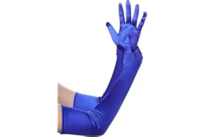 BABEYOND Long Evening Gloves Satin Elbow Bridal Fancy Dress Wedding Prom Opera Gloves 1920s Style for Women