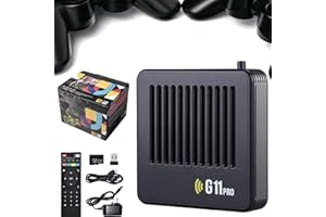 BLO2BIRO Retrowave G11 Pro Game Box,Wireless Retro Game Console,60000+ Retro Games,Nostalgic Box Game,Plug & Play Games Consoles Supports 40+ Emulators with 2 Wireless Dual Controllers(64G)