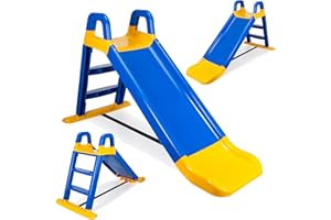 ‎COIL COIL Outdoor Rutsche für Garten und Indoor - Kinderrutsche ab 2 Jahre, Freistehende Gartenrutsche für Spielplatz