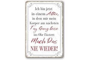 Lonmo Art Metallschilder Sprüche Metall Vintage Poster Café Lustige Metallschild Deko Humor Küchenschilder Büro Retro Werkstattschild Geschenkidee Gartenschilder 20x30 cm