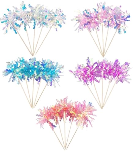 Produktbild von Onsinic 24 Stücke Mini Windmühle Cupcake Picks Schöne Kuchen Topper Für Babyparty Hochzeit Party Kuchen Backendekorationen
