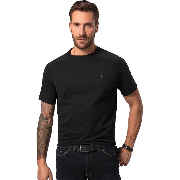 JP 1880 Herren T-Shirt In Übergrößen Bis 8XL – Iron Maiden Bandshirt, Halbarm, Bequeme Passform