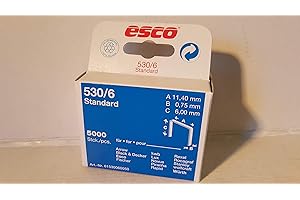 530/6 MM STANDARD 5000 STÜCK YFCACT Klammern Typ530/6mm 5000 Stück esco Standard