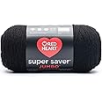 Red Heart E302.0312 Super Saver Jumbo Yarn, Black