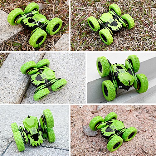 Joyhero RC Voiture Télécommandée 60m Rotation à 360 Degrés RC Car 2,4 Ghz Voiture de Course à Grande Vitesse avec Batterie Rechargeable Un Idéal Cadeau pour Enfant et Jouer avec Votre Famille