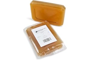 ‎SEIFENPROFIS Seifenprofis - 1kg HONIG (SLS/SLES/SCS-Frei) Glycerinseife, Rohseife, Seifenbasis zum Seifengießen, Transparent