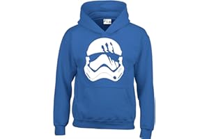 JLB Print Storm Trooper Slashed Helmet Sci Fi Movie Film Inspired Premium Quality Unisex Hoodies for Men, Women and Teens