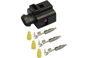 CABLE SOLUTION Reparatursatz Stecker 3-polig Buchse OEM 1J0 973 703 1J0973703 Elektrik