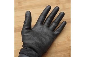 TS TACTICAL STORE Guantes Anti-corte BLACK Pro Táctil Premium | Nivel de anticorte: F | Ideal para proteger tus manos para bricolaje, trabajos, mecanicos, electricistas | Certificado EN388 | Black Pro Tactil (10)
