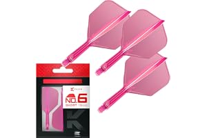 Target K-Flex integrerade dart-flygningar och axlar, No.6 flygning, uppsättning av 3