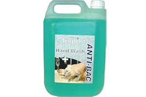 Teepol Anti-Bacterial Hand Wash - Luxury, Lightly Scented Hand Cleaner - Leaves Hands Clean, Fresh and Sanitized - 5 Litre