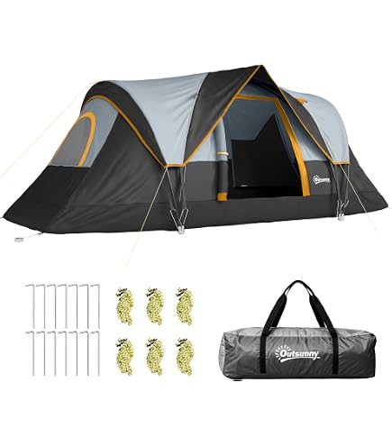 karuna 6 man tent Regatta a-vis Family Camping Tunnel Tent, Nautical Blue/Laser Blue, Person Sports & Outdoors Fahrradtour durch die Überseestadt european legal e-bike Size:33ft x 50ft (10x15m) with smart designs that