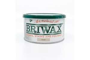 Briwax Original Honey Wax Polish 400g (Japanese Labelled Version) - Same UK Product Inside - Furniture Wax - Cleans, Stains and Polishes