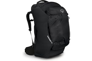 Osprey Mężczyźni Farpoint 70 10003322 Plecak, Czarny, 70 l