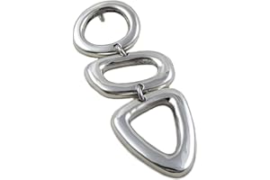 The Mexican Collection Long 925 Sterling Silver Triple Drop Pendant