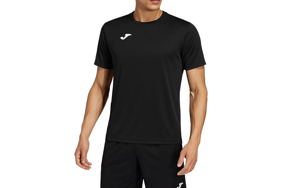 Joma - Camiseta Deportiva Manga Corta Hombre , 6XS - 3XL - Transpirable y Secado Rápido, Ideal para Running y Gym - Combi